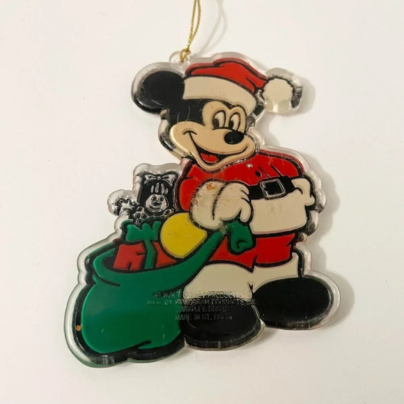 Vintage Lot of 4 Mickey Minnie Mouse Disney Plastic Sun Catchers Ornaments - Picture 7 of 15